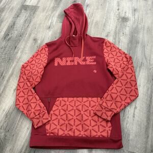 NIKE Therma-Fit Hoodie Mens Small Pullover Training DD1762-690 Kangaroo Pockets